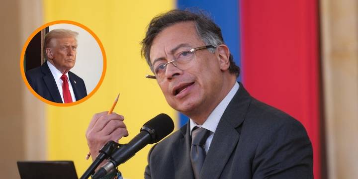 “Mi casa vale lo que la sala de una casa de las propiedades de Trump”: Gustavo Petro luego de que el mandatario estadounidense lo llamara “líder del narcotráfico”