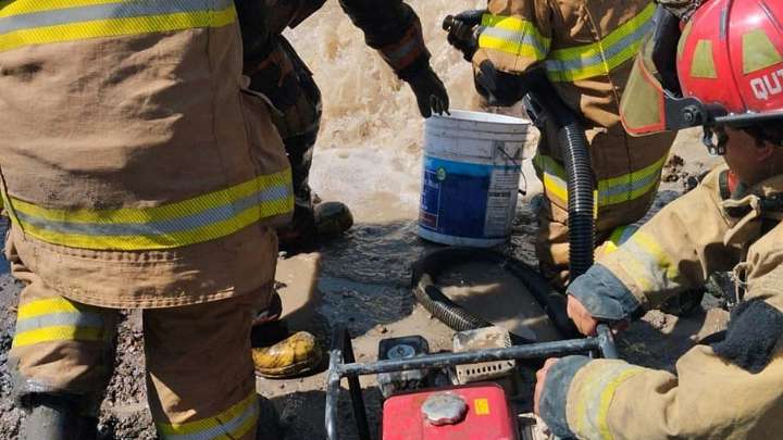 Trabajadores Perforan Ducto y Ocasionan Fuga de Gas en Ecatepec, Edomex