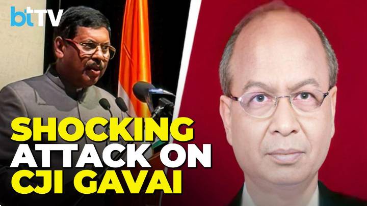 CJI Gavai Faces Shoe Attack In Court | Sanatan Remark Sparks Chaos & Politics