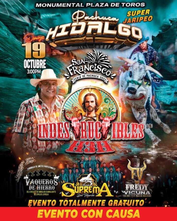 Invitan al Jaripeo-Baile con causa en Feria San Francisco