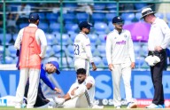 Mohammed Siraj collapses from heat during India vs West Indies Test