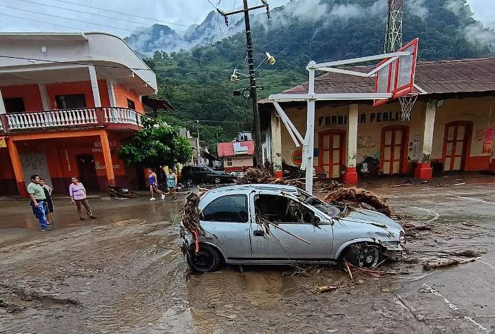 Lluvias en México dejan daños parecidos a fenómenos que ocurren ‘una vez cada 1,000 años’