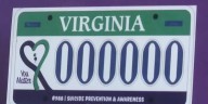 Virginia mother works to raise awareness through suicide prevention license plates