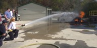 Montgomery County students get hands-on experience learning firefighting