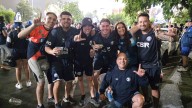¡Invasión Azul en Córdoba! Los hinchas de Independiente Rivadavia coparon el Kempes