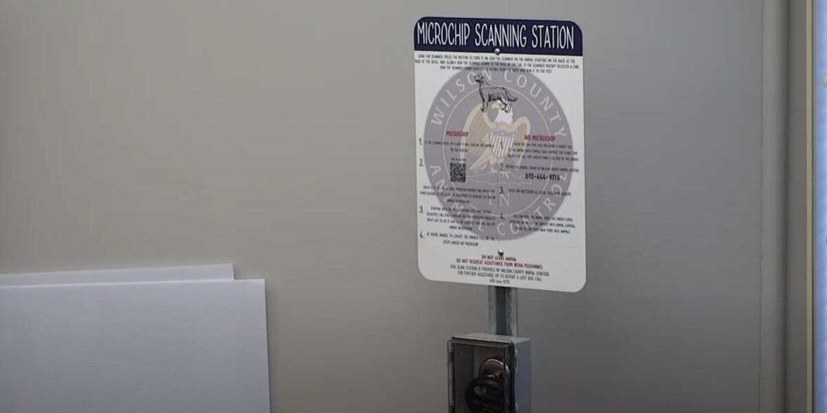 New microchip stations installed across Wilson County