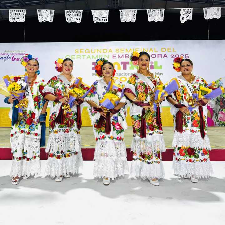 Certamen Embajadora Xmatkuil 2025: finalistas del oriente de Yucatán