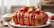 Budín de frutilla sin gluten y sin azúcar: se prepara en licuadora y en pocos minutos