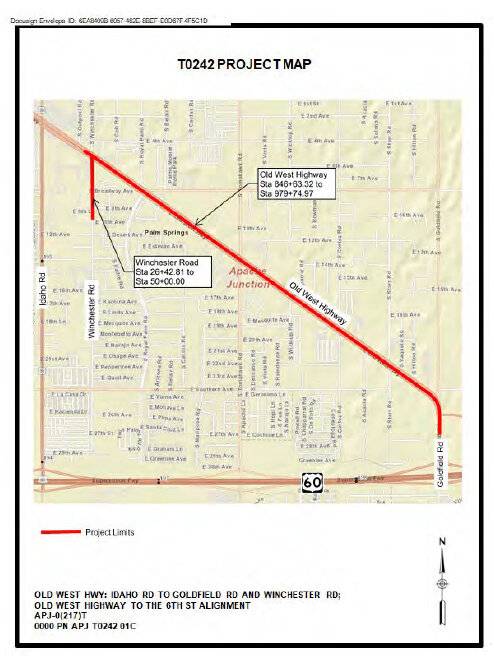 Old West Highway sidewalks project before state transportation board Friday
