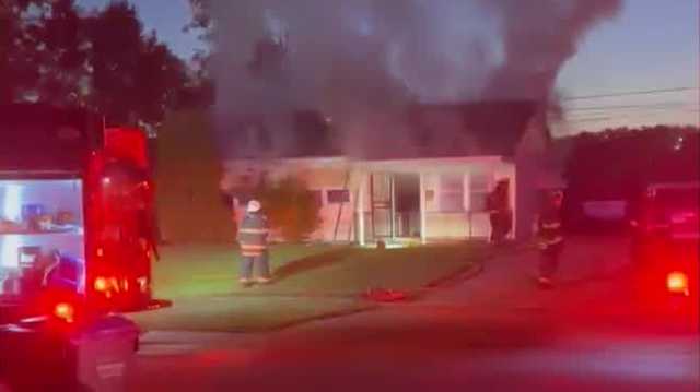 Person pulled from burning home in Newburg dies