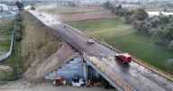 Vuelve circulación en el Bulevar Aeropuerto en Huejotzingo, tras reparar socavón