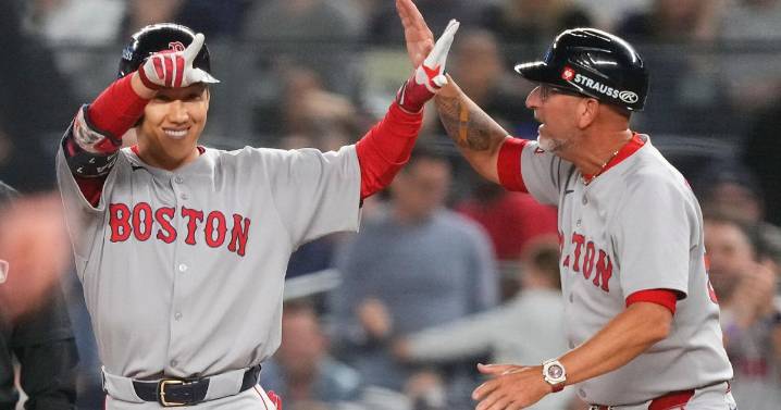 Crochet's sparkling outing, Yoshida's pinch 2-run single lift Sox over Yanks in Wild Card opener
