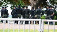Milei en Rosario: blindaron el parque de España con un fuerte operativo de seguridad