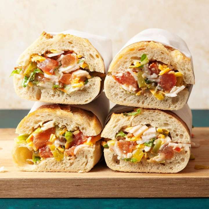 Stuffed Sub Salad Sandwiches Recipe