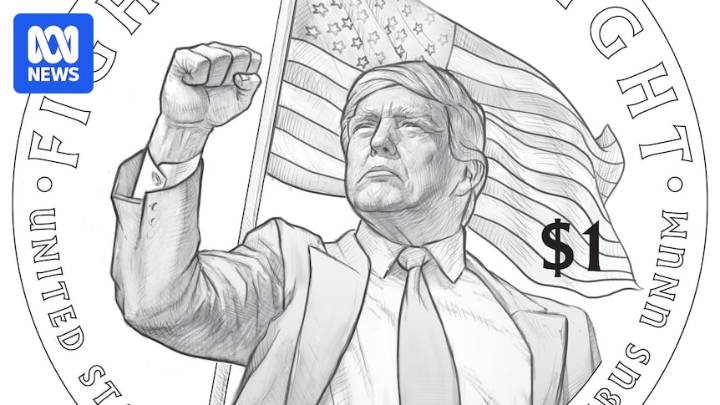 US Treasury unveils draft design for $1 Trump coin to mark 250th independence celebrations