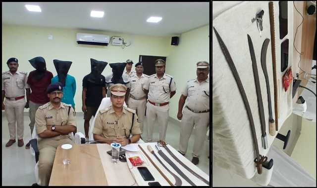 Dacoity Gang Busted in Jagatsinghpur; 4 Held