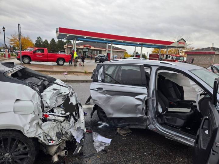 5 hospitalized after multiple vehicles crash in Logan