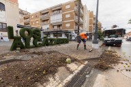 Baja el nivel de las ramblas en Murcia y se descarta el riesgo de que se desborden