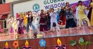 Global Wisdom International School, Derabassi, celebrates Diwali