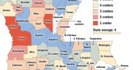 Louisiana tops U.S. average child care centers per 1,000 children. See parish data.