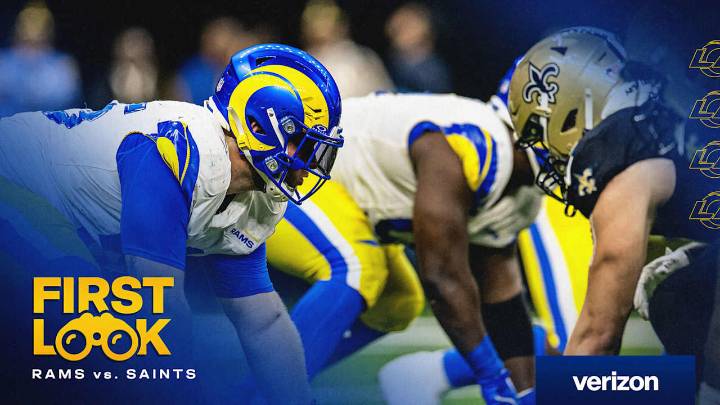 First Look: Back from bye week, Rams host Saints at SoFi Stadium in Week 9
