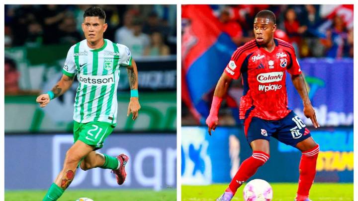 Campuzano y Loboa, los dueños del equilibrio en Nacional y DIM de cara al clásico paisa este domingo 26 de octubre