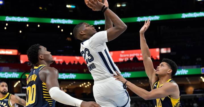 Rookie Cedric Coward hits all 6 3-pointers and scores 27 points as Grizzlies beat Pacers 128