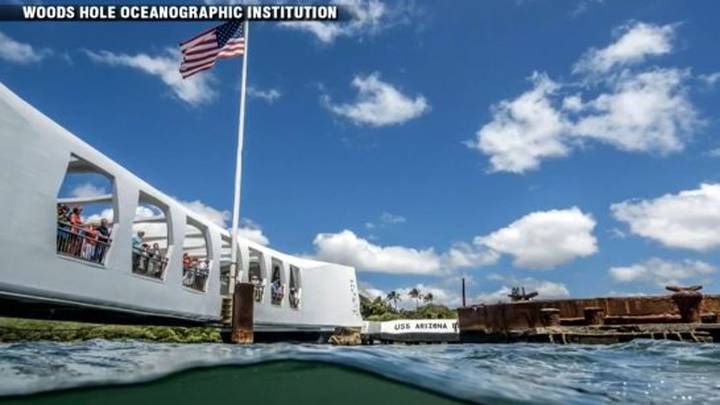 Researchers say USS Arizona providing blueprint for addressing oil leakage at thousands of WWII shipwrecks