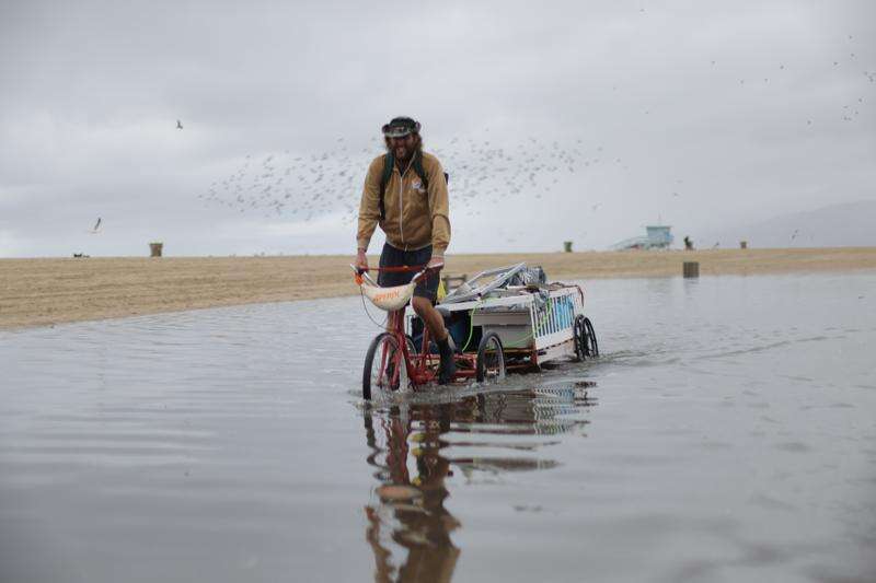Rare October storm brings heavy rain and threat of mudslides to Southern California
