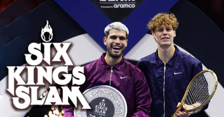 Jannik Sinner vence a Alcaraz en el Six Kings Slam y se lleva el premio más grande en la historia del tenis