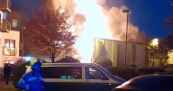 Major incident as blaze rages near station forcing 'whole street to be evacuated'