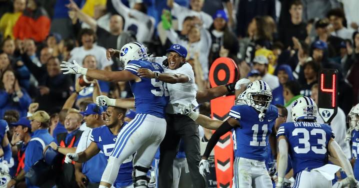 ‘Grown men crying’: BYU’s win over Utah in 2021 remains a core memory for Sitake, Cougars