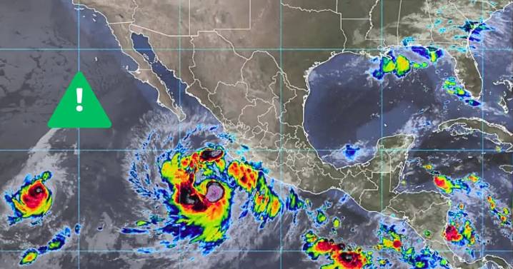 Será hucarán categoría 2: Así se desplazará la tormenta tropical Priscilla por México