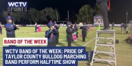 WCTV Band of the Week: Pride of Taylor County Bulldog marching band performs halftime show