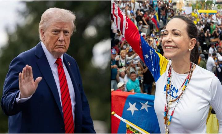 Trump dice que María Corina Machado fue «muy amable» al dedicarle el Nobel de la Paz