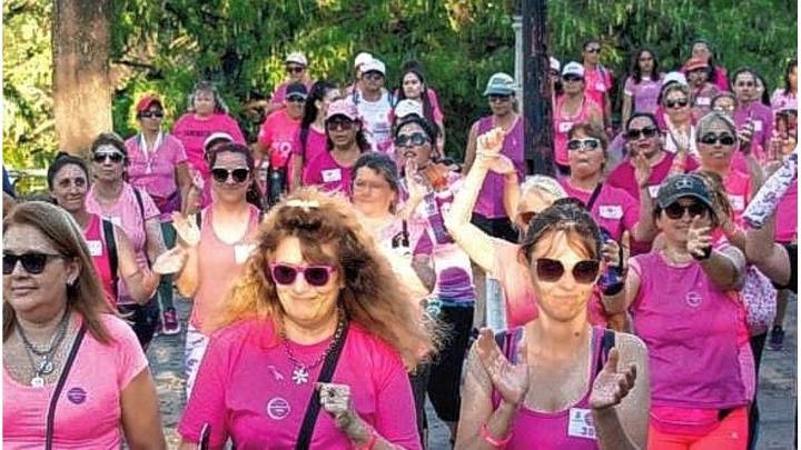 Se presentará una nueva edición de la Caminata Rosa en Paraná
