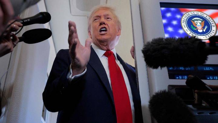 President Donald Trump arrives in Israel to mark ceasefire and hostage deal