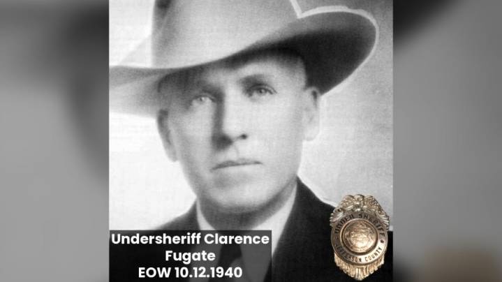Jeffco sheriff's office honors 'first fallen hero' who died in bar shooting 85 years ago