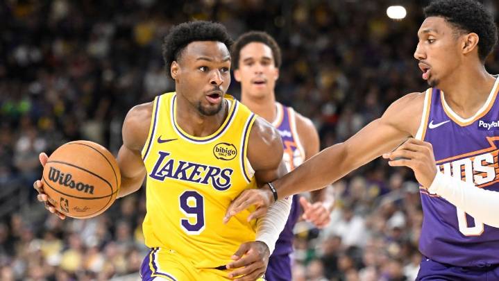 Bronny cold in Lakers' preseason debut; Redick praises growth