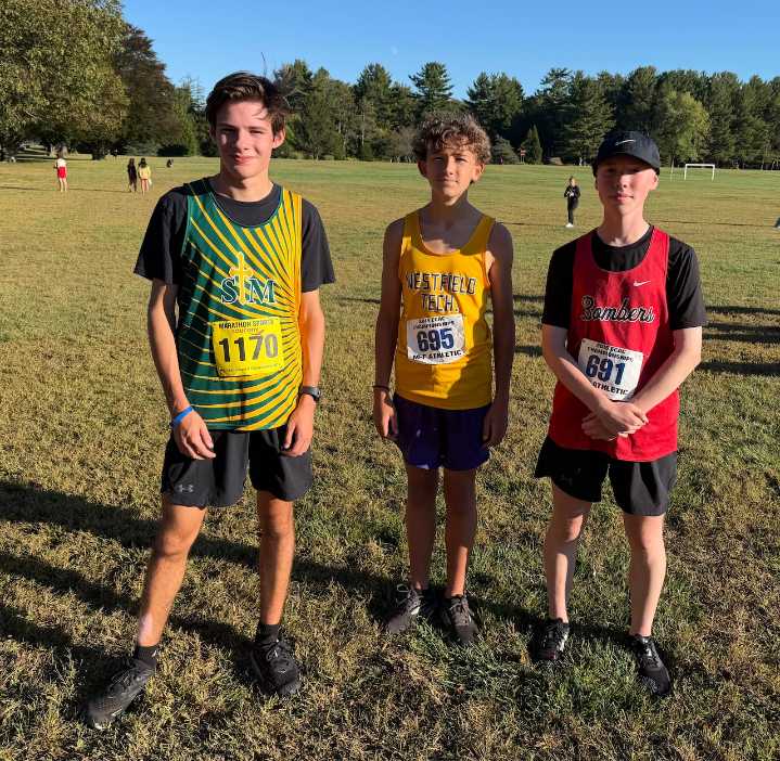 Westfield Technical Academy’s girls XC runner Jenna Lakoma takes top spot against Westfield, St. Mary’s