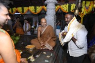 Udupi: Sushanth Brahmavar felicitated at Kunjargiri Temple on selection to FKCCI