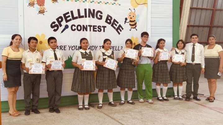 Estudiantes de la IE Marcelina López destacan en Spelling Bee