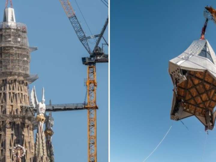 La Sagrada Familia de Barcelona se convirtió en la iglesia más alta del mundo