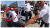 ¡Esa sí fue una mordida literal! Agente de tránsito muerde a conductor en Tlalnepantla y se vuelve viral