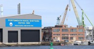 Portsmouth Naval Shipyard employees work without pay as shutdown begins