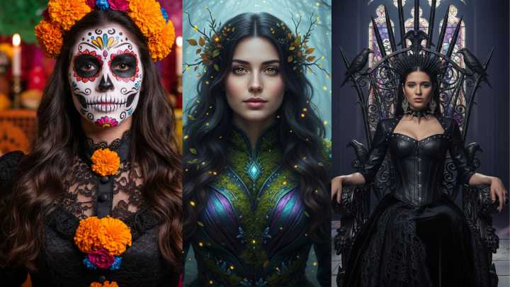 Cómo hacer una sesión de fotos para Halloween y Día de Muertos utilizando IA: aplica estos prompts