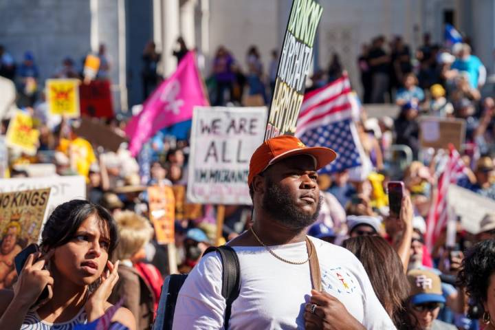 No Kings Protesters Push Back on Trump Admin Policies — With Costumes, Color and Community 
