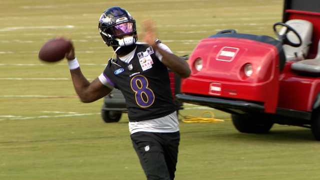 Lamar Jackson returns to practice ﻿after having missed 2 games