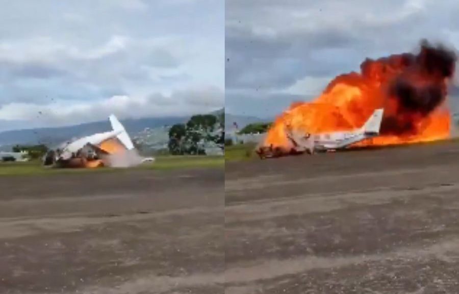 Tragedia en Venezuela: avioneta se desploma en aeropuerto de Táchira
