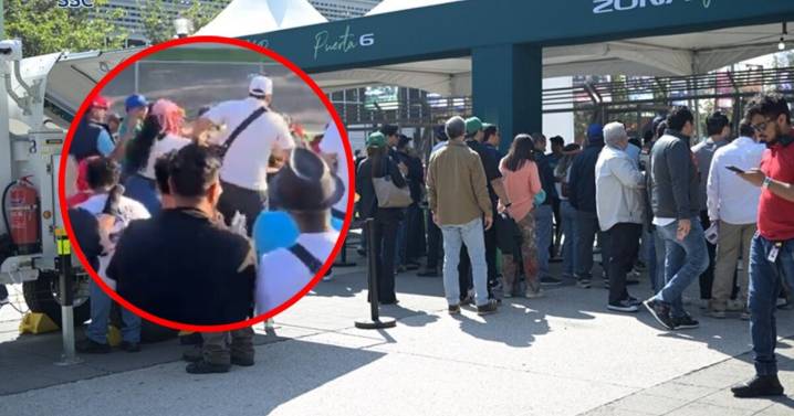 Graban pelea en Gran Premio de México 2025 en CDMX